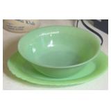 FIRE KING BOWL & MCKEE PLATTER (ALT LOCATION)