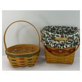 LONGABERGER GLAD TIDINGS & 1999 BASKET