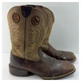 ARIAT COWBOY BOOTS, SIZE 9, SOME WEAR