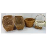 LONGABERGER VEGETABLE & OTHER BASKETS