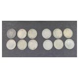 (12) V NICKELS W/ CLEAR DATES