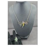 STERLING SILVER RING & NECKLACE