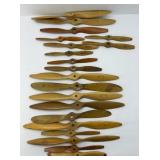 ASSTD WOODEN PROPELLERS MODEL AIRPLANE