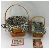 LONGABERGER SWEET TREATS & JINGLE BELL BASKETS