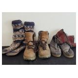 OZARK TRAIL SIZE 13 BOOTS & CABIN SOCKS