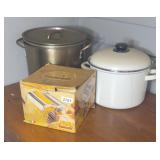PASTA MAKER & (2) STOCK POTS (ALT LOCATION)
