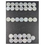 (32) STEEL WAR PENNIES