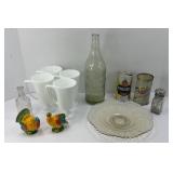 IRISH COFFEE MUGS, VINTAGE BEER CAN & MORE