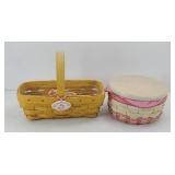 (2) LONGABERGER HORIZON OF HOPE BASKETS
