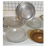 (3) PYREX & (1) FIREKING PIE PLATES (ALT LOCATION)