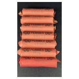 (7) ROLLS OF ASSTD WHEAT PENNIES