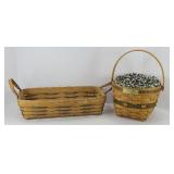 LONGABERGER JINGLE BELL & BREAD BASKET