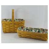 LONGABERGER CRACKER & CANDLE BASKET