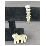 STERLING SILVER BRACELET & PIN
