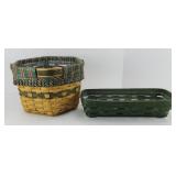 LONGABERGER SNOWFLAKE & CRACKER BASKETS