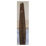 64 INCH SKINNING BOARD W/ ATTACHED SNAKE SKIN?