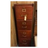 (4) DRAWER FILE CABINET (ALT LOCATION)