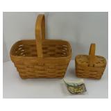 LONGABERGER HORIZON OF HOPE & MARKET BASKET