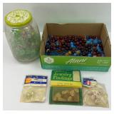 ASSTD MARBLES & GLASS BEADS