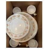 SERVICE FOR 8 CHINA SET (ONLY 7 CUPS)