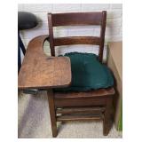 ANTIQUE SCHOOL DESK