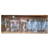 1950s GLASSES W/ PITCHER