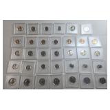(30) VINTAGE 1970 COINS (LOOK UNCIRCULATED)