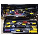 TOOLBOX W/ SCREWDRIVERS