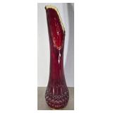 CADMIUM GLASS ART VASE