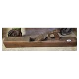 LARGE ANTIQUE WOOD PLANE