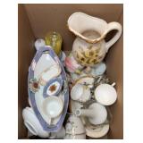 VINTAGE TEA CUPS & ASSTD CHINA