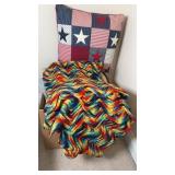 AFGHAN & PILLOWS