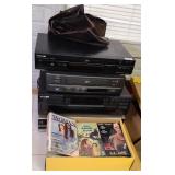 KENWOOD DISC PLAYER, VHS PLAYERS