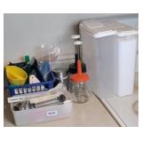 STORAGE CONTAINERS & KITCHEN ITEMS