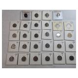 (28) VINTAGE NICKELS 1939 -1964