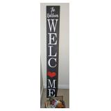 WELCOME SIGN W/ SEASONAL ATTACHMENTS