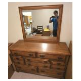SALEM SQUARE DRESSER W/ MIRROR
