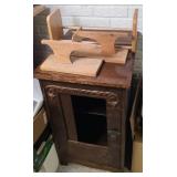 RECORD CABINET & BOOKSHELF