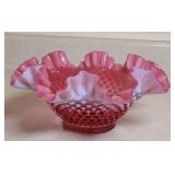 CRANBERRY BOWL W/ OVERLAY