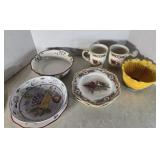 NATURE INSPIRED CHINA SERVING DISHES
