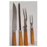 BAKELITE ? CARVING SET