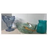 FRUIT BOWL & VASES