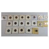 (19) WHEAT PENNIES: ERRORS, UNCIRCULATED & MORE