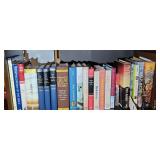 SHELF OF RELIGIOUS & OTHER BOOKS