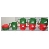 TUPPERWARE CHRISTMAS CUPS