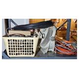 EXTENSION CORDS, FAN, MORE