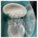 LARGE BETTER HOMES BOWL & GLASSWARE