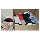BOX OF ASSTD LADIES CLOTHES & SOCKS