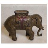 CAST IRON ELEPHANT BANK