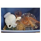PINK DEPRESSION GLASSWARE & MORE